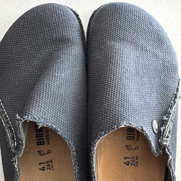 Birkenstock Canvas Zermatt worn once, like new - Size 41 - Midnight Blue - Picture 1 of 3